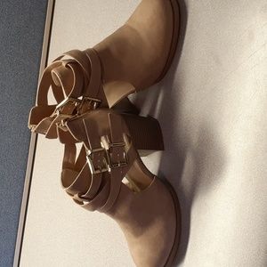 Western Heeled Booties Soda Brand Size 9